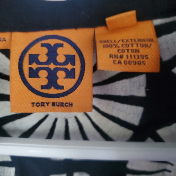 Tory Burch embroidered vneck flare sleeves size 2 - Picture 7 of 10